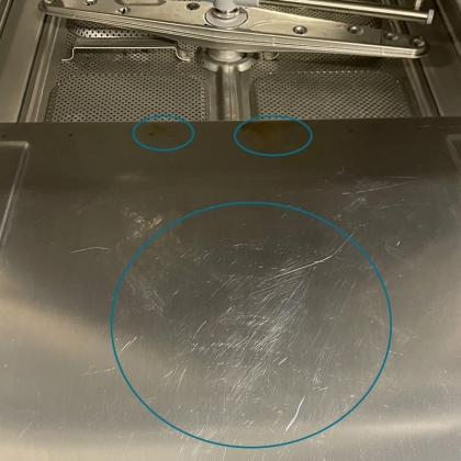 Lave-verres - 400 x 400 mm + osmoseur + 1 panier