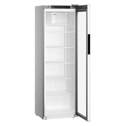 Armoire positive inox ventilée, porte vitrée, 400L - LIEBHERR