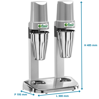 Appareil à Milkshake Double inox