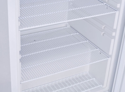 Armoire froide vitrée carrosserie blanche 400L