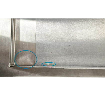 Plancha Gaz Acier 65 x 61 cm - Déclassé