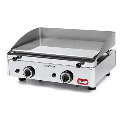 Plancha Gaz Professionnelle Chrome 62 x 51 cm