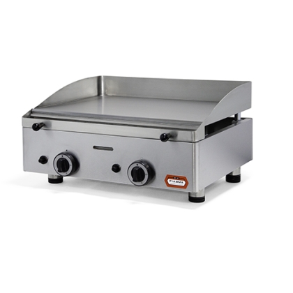 Plancha Professionnelle Gaz Acier 62 x 51 cm