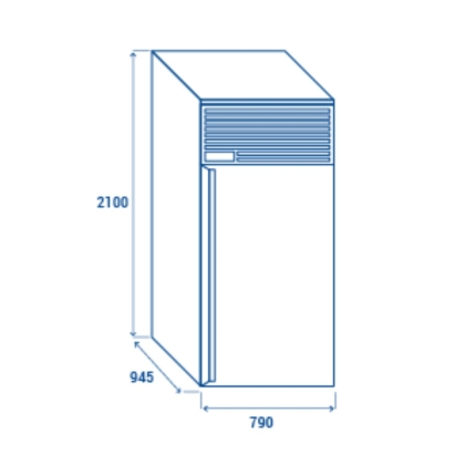 Cellule de refroidissement rapide verticale pour GN1/1