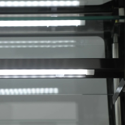 Comptoirs Réfrigérés Vitrées Noir 432L