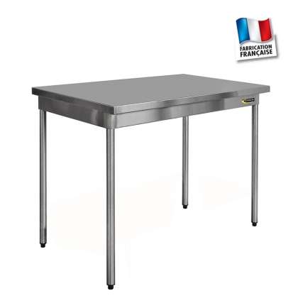 Table Inox Centrale L 1000 mm