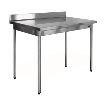 Table Inox Adossée L 1400 mm