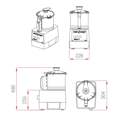 Blixer 4 Robot Coupe – 4,5 L