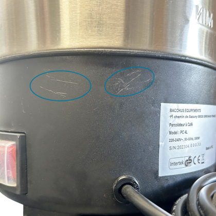 Percolateur à Café 35 Tasses - Déclassé