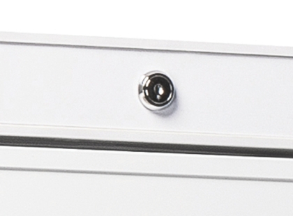 Armoire positive inox porte vitrée - 600 L