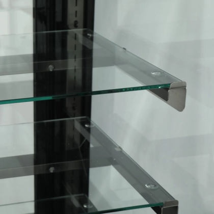 Comptoirs Réfrigérés Vitrées Noir 338L