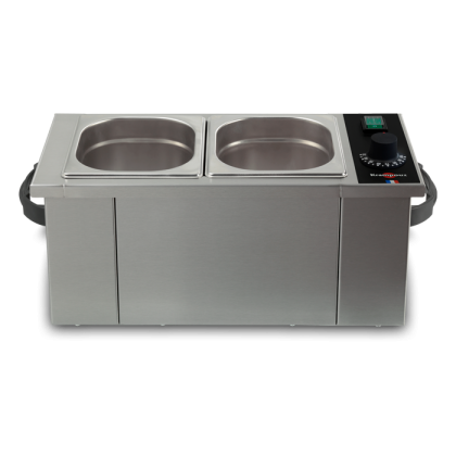 Bain-Marie Électrique 2 Bacs Gn 1/6