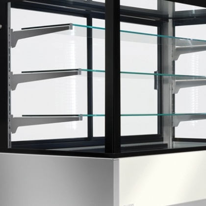 Vitrine Réfrigéré Service Noir - 286L