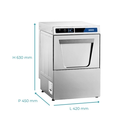 Lave Verre 35X35 avec Pompe de Vidange et Doseur de Produit de Lavage