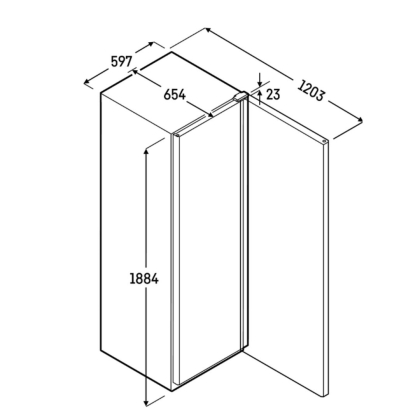 Réfrigérateur GN 2/1 Ventilé Inox 420L