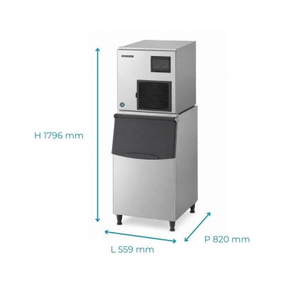 Machine à Glace En Grains 300Kg/J - Bac Stockage 115-140 Kg