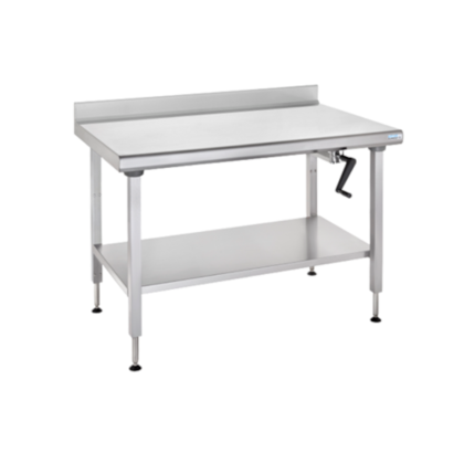 Plan de travail inox adossé Ergonomix 700 x 1200 mm