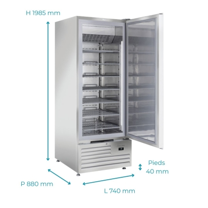 Armoire de Conservation de Crème Glacé 600L - 420W