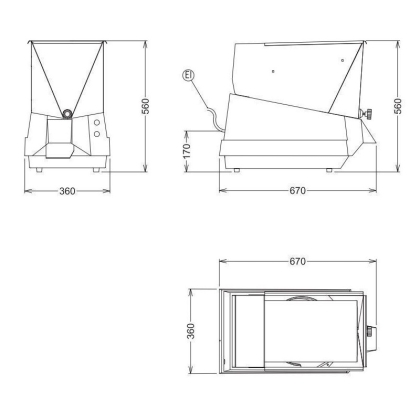 Coupe-frites automatique sans bloc couteaux - 1 500 kg/h