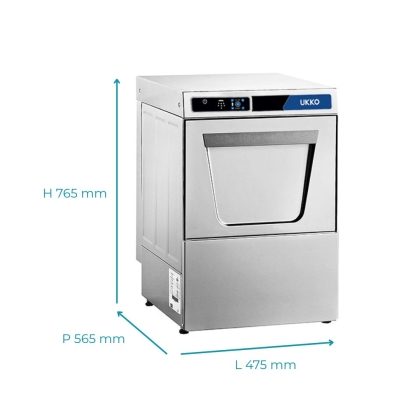 Lave Verre 40x40 avec Pompe de Vidange et Doseur de produit de lavage