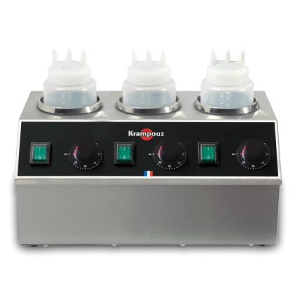 Chauffe Chocolat / Chauffe Sauce Électrique Triple