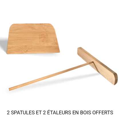 Crêpière Électrique Téflon Double