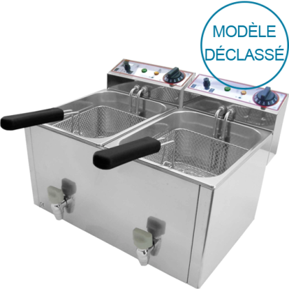 Friteuse Électrique Double 2x10L - Déclassé