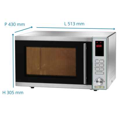 Four à micro-ondes professionnel 25L avec gril