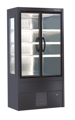 Vitrine Réfrigéré Murale Noir - 357L