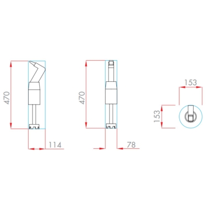 Mixeur Plongeant Mini Vitesse Variable Tube 190 mm