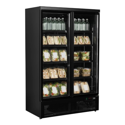  Vitrine réfrigérée 2 portes, 809L - Classe B