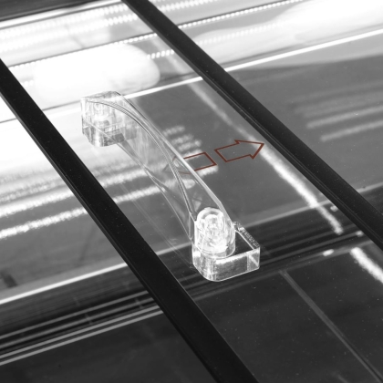 Congélateur Noir pour Achats Impulsifs 427L