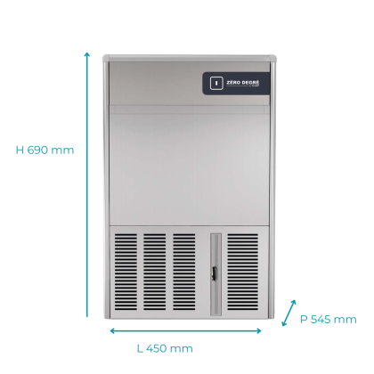 Machine à glaçons creux 36kgs/jours 230W