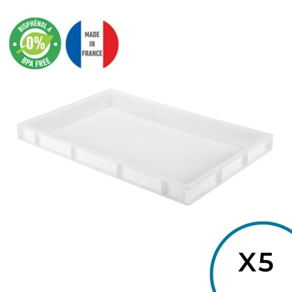 Pack 5 Bacs à pâtons 600x400 mm - 9L