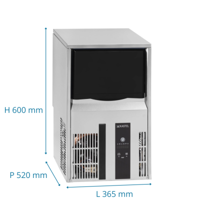 Machine à Glaçons Gourmet - 25 Kg/Jour