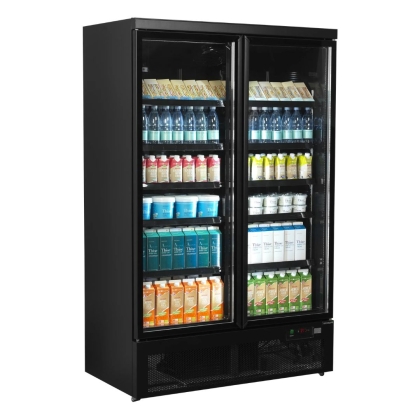  Vitrine réfrigérée 2 portes, 809L - Classe B