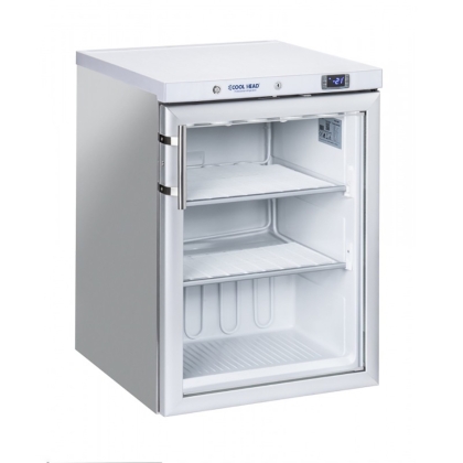 Armoire négative vitrée 200L inox