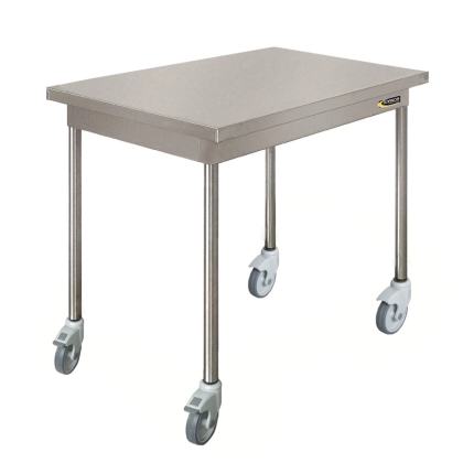 Table Inox Centrale Mobile L 1800 mm