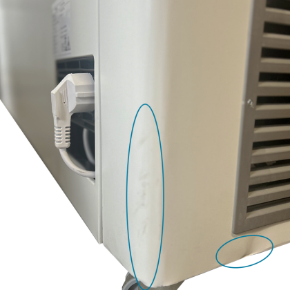 Congélateur crème glacée, portes vitrées incurvées - 500 L - Déclassé