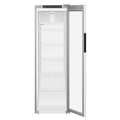 Armoire positive inox ventilée, porte vitrée, 400L - LIEBHERR