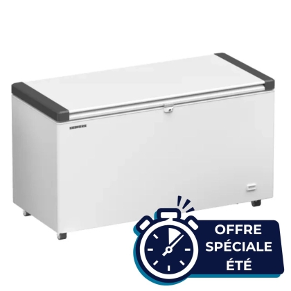 Congélateur coffre - 404 L - Porte acier 