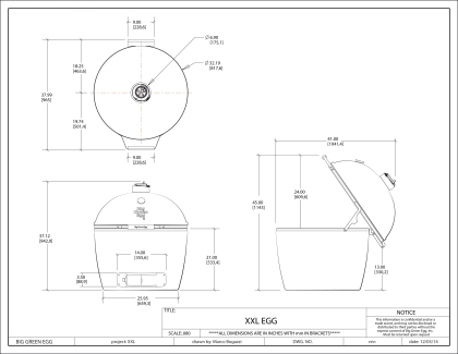 Barbecue Xxlarge Big Green Egg