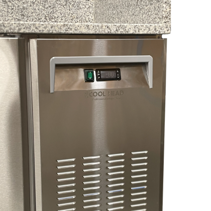 Table à pizza réfrigérée 2 portes, 5 tiroirs - COOL HEAD