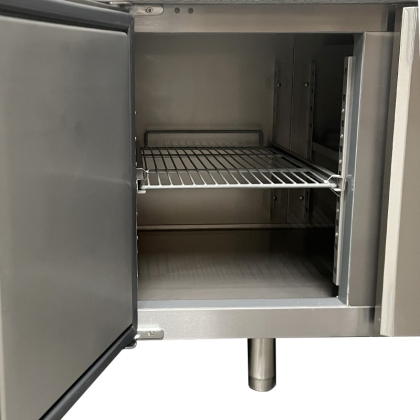 Table à pizza réfrigérée 2 portes, 5 tiroirs - COOL HEAD