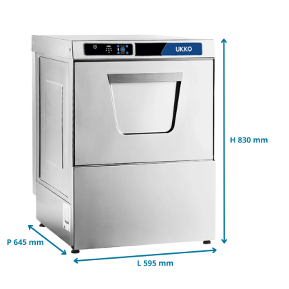 Lave Vaisselle Professionnel 50x50 avec Pompe de Vidange
