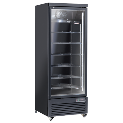 Armoire à boissons noire 1 porte, 614 L - Classe B