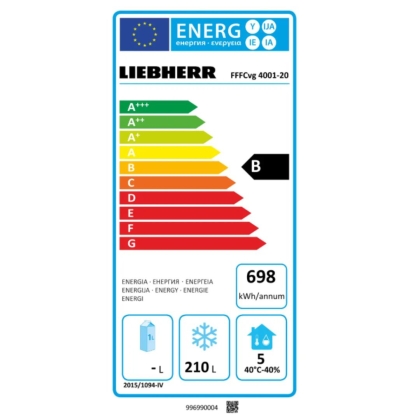 Congélateur Armoire Inox avec NoFrost 273L