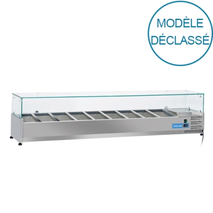 Saladette à Poser 200 cm, 9 bacs GN1/3 - Déclassé