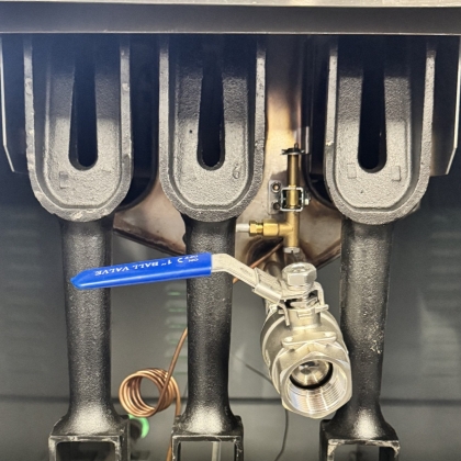 Friteuse Gaz Sur Coffre Haut Rendement 25L