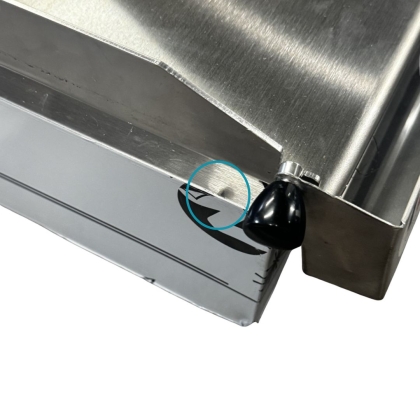 Plancha électrique professionnelle Inox Grand Modèle - Déclassé